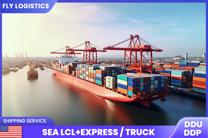 China to the United States international freight FCL service professional full container transportation solution